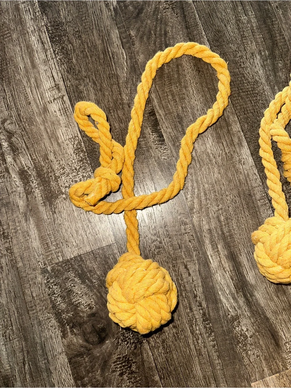 SHEIN Yellow Rope Tieback Curtain Tassels